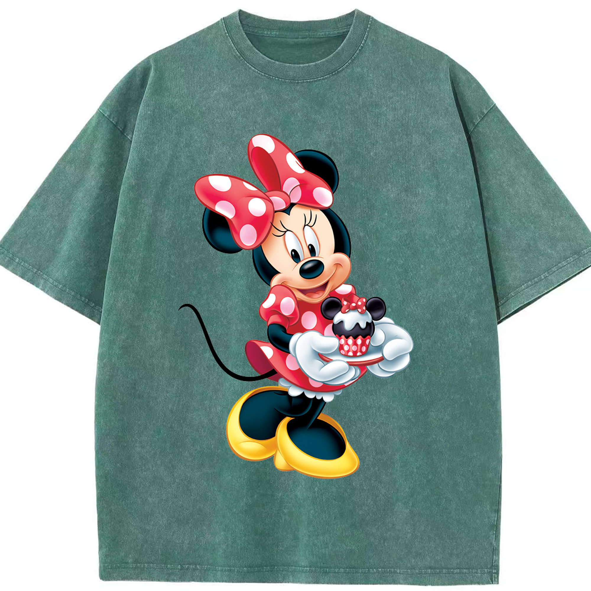 （画像用） ミッキーマウス Mickey Mouse 綿100% ヴィンテージ風 半袖Tシャツ（フロントプリント）